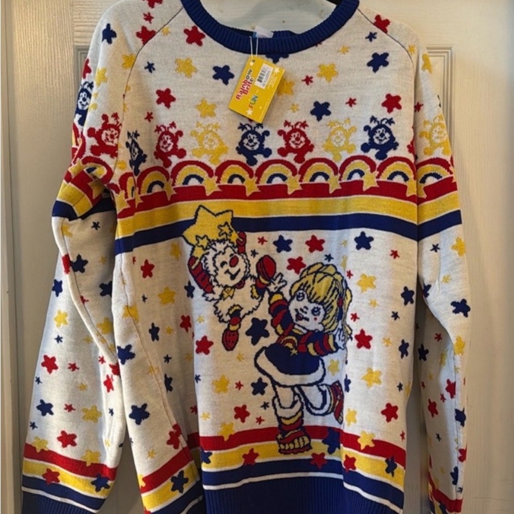 Colorful Star Pattern Sweater